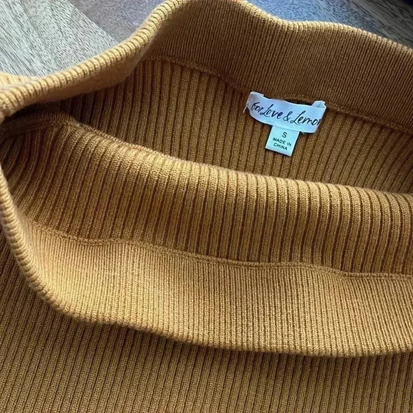 For Love And Lemons Knit Skirt side slit detail waist - Picture 5 of 5